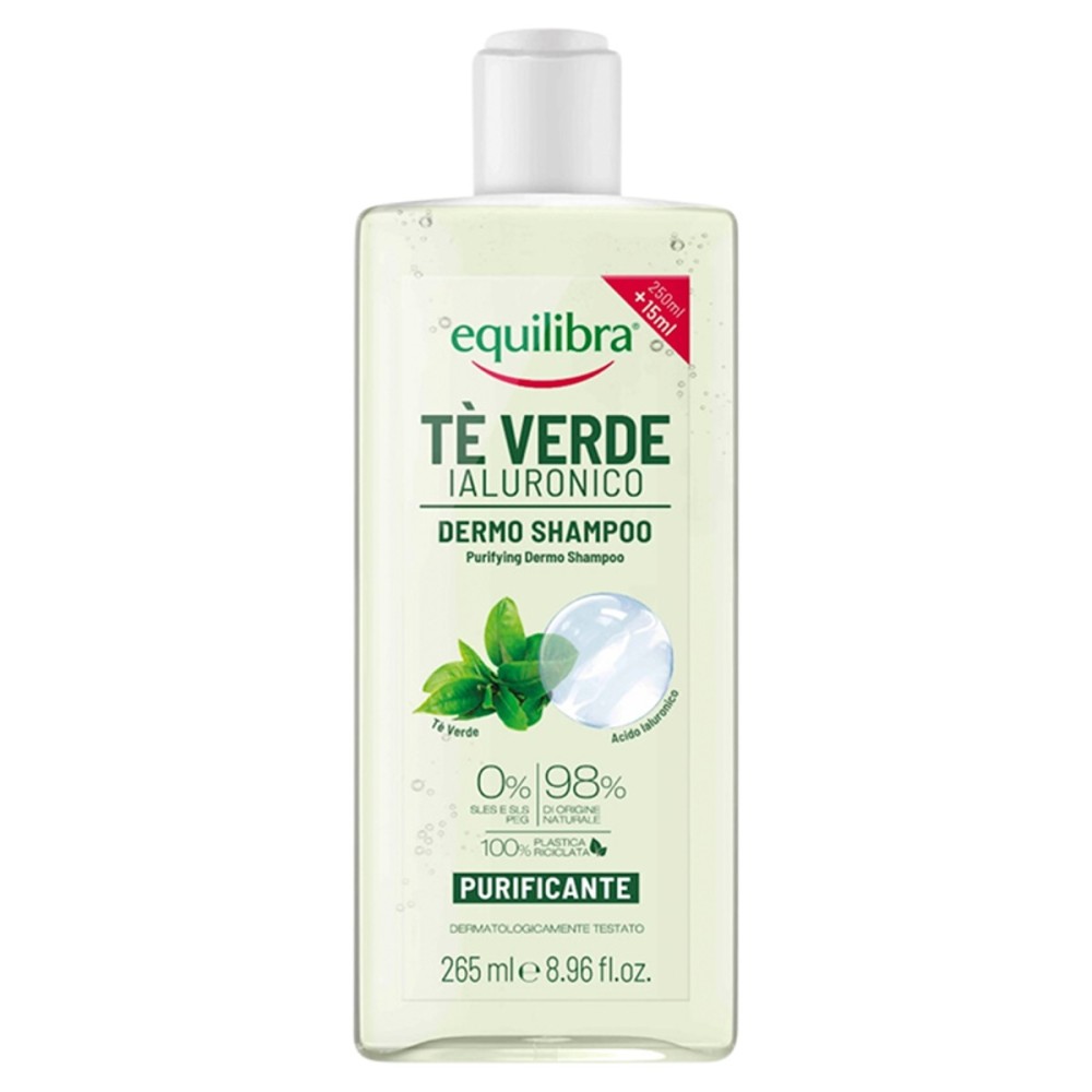 equilibra Purifying shampoo green tea and hyaluronic acid 265 ml