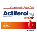 Actiferol Fe Start Doplněk stravy biologicky dostupné železo 7 mg 45 g (30 kusů)