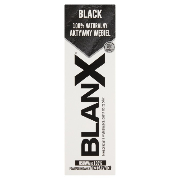 BlanX Black Nieabrazyjna wybielająca pasta do zębów 75 ml