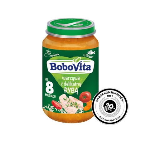 BoboVita Vegetables with delicate fish after 8 months 190 g