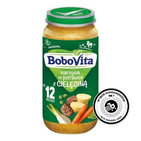 BoboVita Gemüse im Eintopf mit Kalbfleisch nach 12 Monaten 250 g