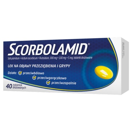 Scorbolamid (100mg + 5mg + 300mg) x 40 irritated tablets