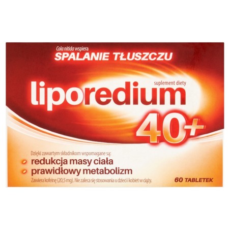 Liporedium 40+ Complément alimentaire 60 pièces