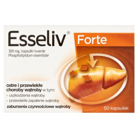 Esseliv Forte Gélules 300 mg 50 pièces