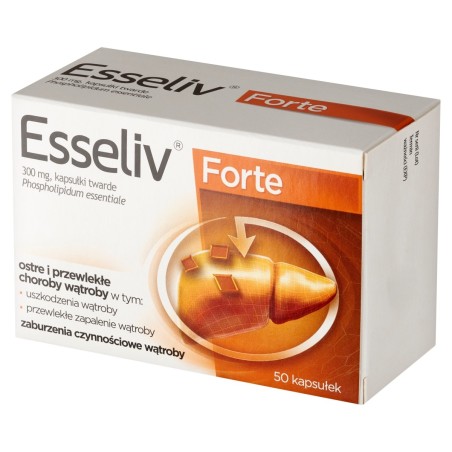 Esseliv Forte tvrdé tobolky 300 mg 50 kusů