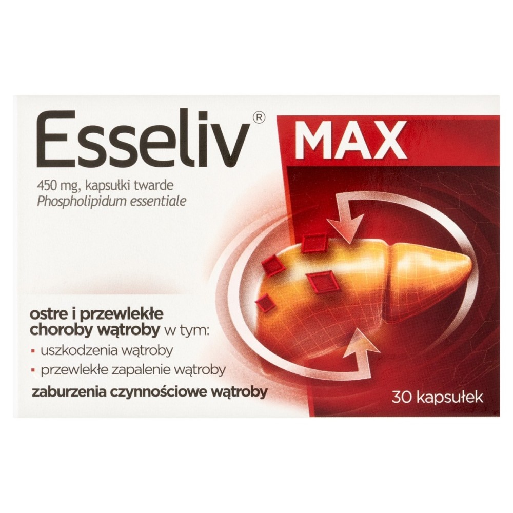 Esseliv Max 450 mg Cápsulas duras 30 piezas
