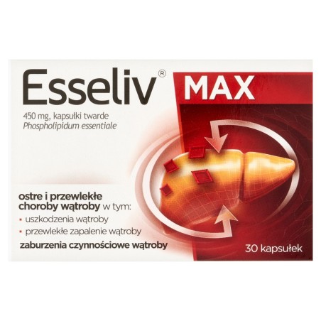 Esseliv Max 450 mg Hard capsules 30 pieces