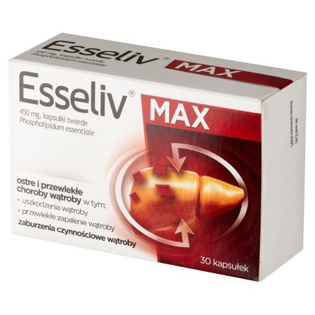 Esseliv Max 450 mg tvrdé tobolky 30 kusů