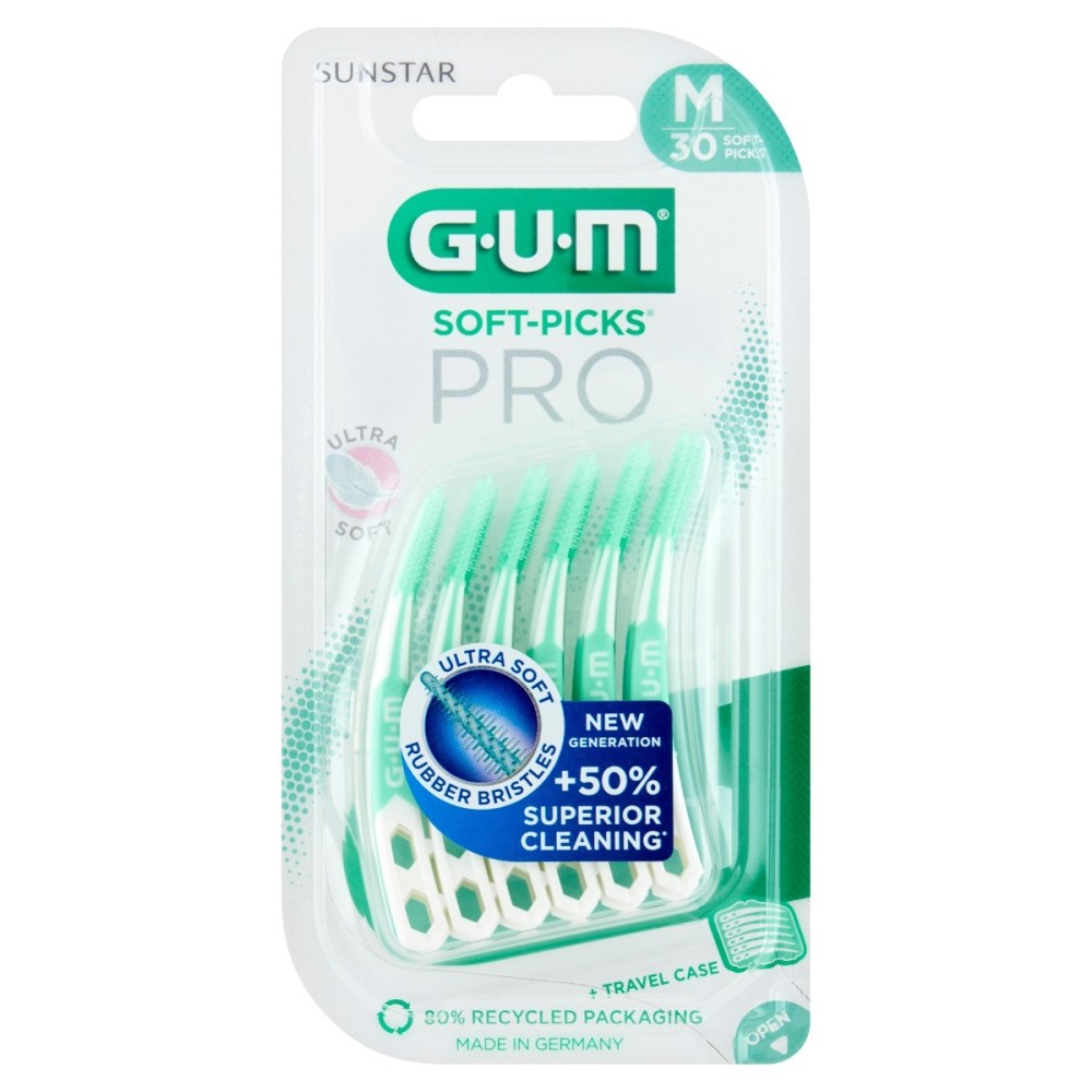 GUM Soft-Picks Pro Gummi-Interdentalbürste M 30 Stück