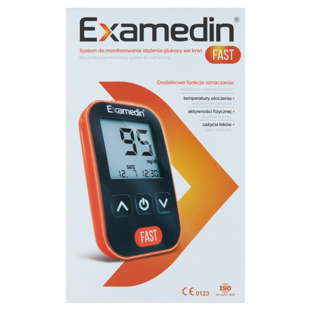 Examedin Fast System for monitoring blood glucose levels