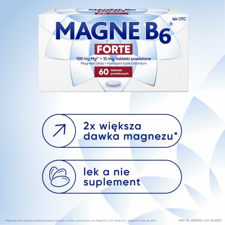 Sanofi Magne B₆ Forte Tablets 60 pieces