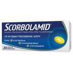 Scorbolamid (100 mg + 5 mg + 300 mg) x 20 comprimidos irritados