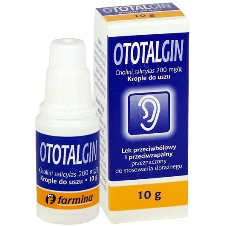 Ototalgin ear drops 0.2 g/g 10 g