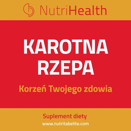 NutriHealth Suplement diety karotna rzepa 60 sztuk