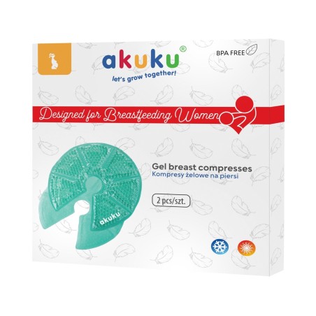 Akuku Gel compresses on the chest, 2 pieces