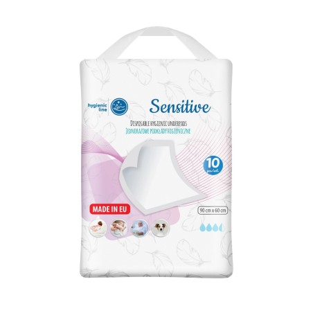Akuku Sensitive Disposable hygienic pads 60 x 90 cm 10 pieces
