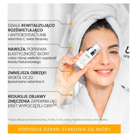 Urgo Dermoestetic C-Vitalize Revitalizing and illuminating cream for the skin around the eyes 15 ml