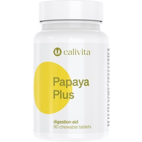 Papaya PLUS Calivita 90 tabletek
