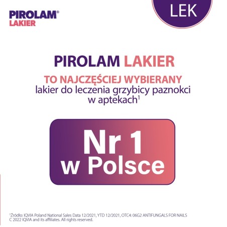 Pirolam nail polish medicinal 80 mg/ g 1 bottle 4 g