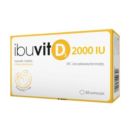 Ibuvit D3 2000 IU x 30 kapslí.