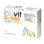 Ibuvit D3 1000 + K2 MK-7 Omega 3 x 30 gélules.