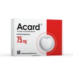 Acard 75 mg x 60 Tabletten. ankommen.
