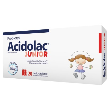 Acidolac Junior (fraise) x 20 comprimés.