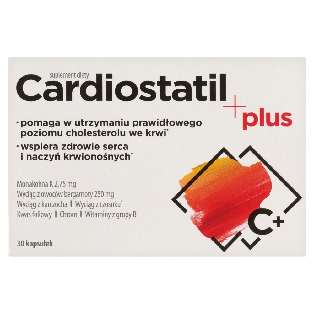 Cardiostatil Plus Doplněk stravy 30 kusů