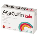 Asecurin Kids Suplement diety truskawkowy smak 20 sztuk