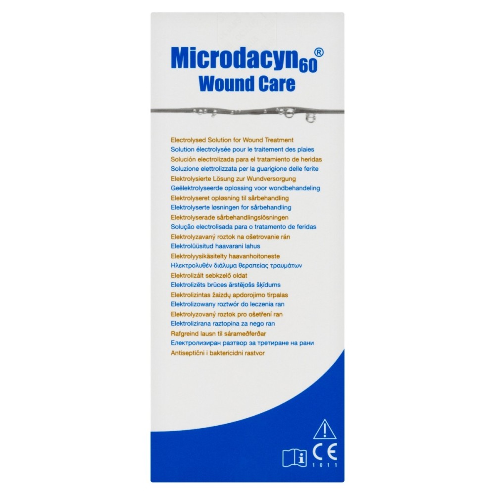 Microdacyn 60 Electrolyzed wound treatment solution 100 ml